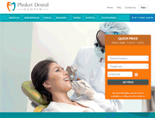Tablet Screenshot of dental-phuket.com
